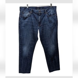Lucky Brand 121 Slim Denim Blue Jeans Mens 40x31